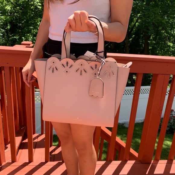 kate spade Handbags - NWT KATE SPADE MAGNOLIA EMBROIDERED MINI MINA